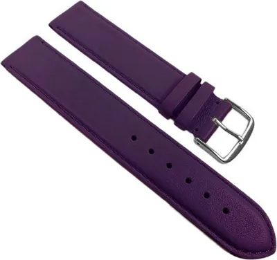 Produktbild von Uhrenarmband Kalbsleder Aubergine Herzog Beach 20424S, Stegbreite:12mm