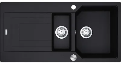 Obrázok produktu pre Franke Maris Urban vstavaný drez Fragranit drez UBG 651-100 Onyx otočný gombík od 60 cm 114.0682.534