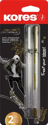 Produktbild von Kores Gel-Tintenroller "K11 Metallic" 2er Blister