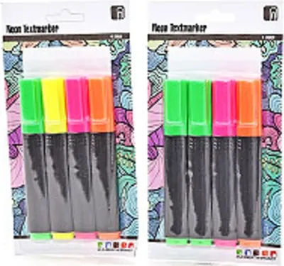 Produktbild von Neon Textmarker 4 Farben / 4 St.