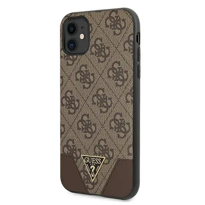Obrázek produktu pro Guess 4G Triangle Collection - Pouzdro iPhone 11 (Hnědý)