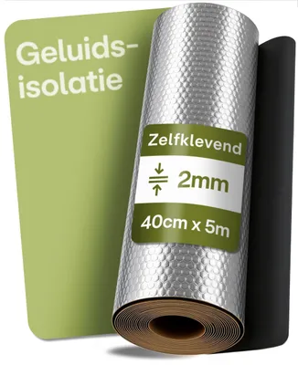 Obrázok produktu pre Zvuková izolácia do auta, hrúbka 2 mm, rozmer 40 x 500 cm – protivibračná podložka