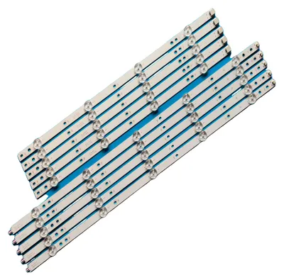Image de Bande de rétroéclairage LED, longueur 1 002 mm, 9 LED, tension 3 V, e CE, compatible avec différents modèles de téléviseurs