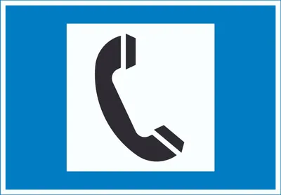 Produktbild von Fernsprecher Symbol Schild A4 Rückseite selbstklebend