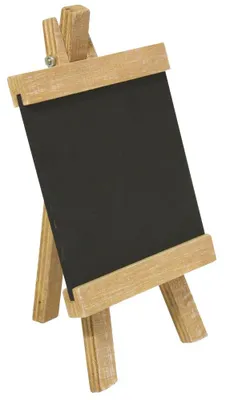 Produktbild von Rayher Mini-Staffelei, aus Holz, mit Tafel, 10 x 18 cm, 5612200