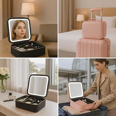 Kozmetický kufrík, kozmetická taštička, organizér na kozmetiku, kufrík na kozmetiku - Makeupbox