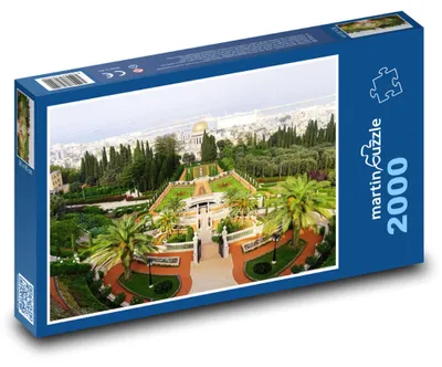 Zdjęcie produktu dla Puzzle 2000 Ogrody Bahá'í w Hajfie - martinpuzzle