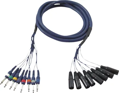 Produktbild von DAP FL62 - 8 XLR/M 3P to 8 Jack mono 6 m
