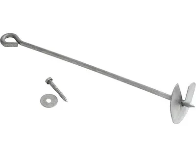 Image de AXI Balançoire Ancrage Accessoires de balançoire, gris ; A830.010.00
