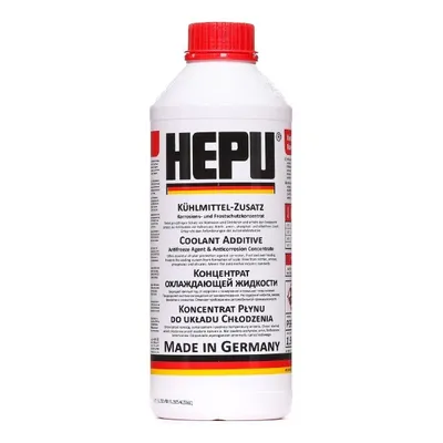 Produktbild von HEPU Kühlmittel Kühlerfrostschutz 1,5L Rot Antifreeze Konzentrat G12