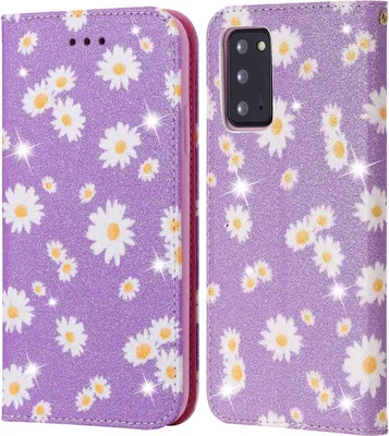 Produktbild von König Design Hülle kompatibel mit Samsung Galaxy Note 20 Kunstleder Handyhülle - Handy Case Violett