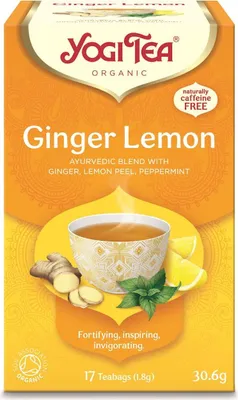 Immagine prodotto di TÈ AL GINGER LIMONE(17 x 1,8 g) 30,6 g - TÈ YOGI