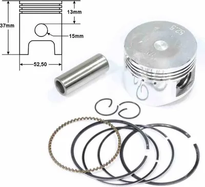 Obrázok produktu pre Gy6 125Cc Piest 52,5 Mm Std