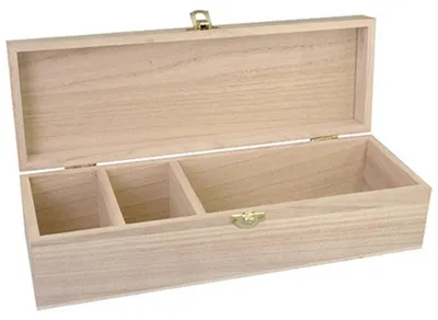 Produktbild von Bastelkiste aus Holz zur Vervollständigung