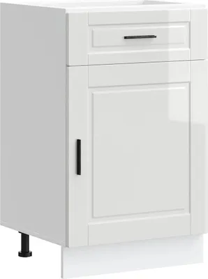Produktbild von vidaXL Küchenunterschrank Porto Hochglanz-Weiß Holzwerkstoff