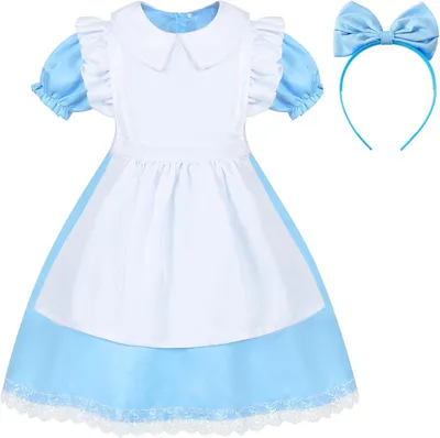 Produktbild von Kostüm Kleid Verkleidung Alice im Wunderland Mädchen 3-4 Jahre