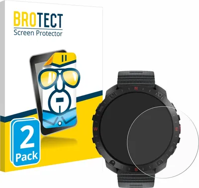 Produktbild von 2x Für Polar Grit X2 Pro Schutzfolie BROTECT Displayschutz Display Schutz Folie Klar Transparent