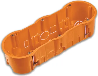Produktbild von Hohlwanddose 3-fach Schalterdose Abzweigdose Hohlraumdose Ø 60 x 60 mm