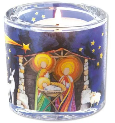 Produktbild von Windlicht 'Weihnachten - Krippe'