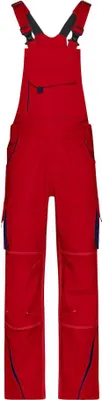 Produktbild von Workwear Pants with Bib - COLOR - red/navy, Gr. 52