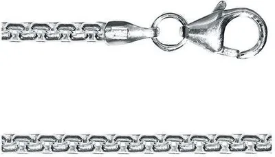 Produktbild von Kette Venezia rund 2,00 mm 925/- Silber rhodiniert