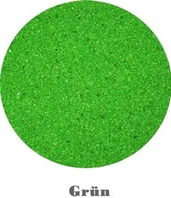 Produktbild von Farbsand Dekosand Grün 10 kg - Wetterfest Perlsand 0,5-1mm