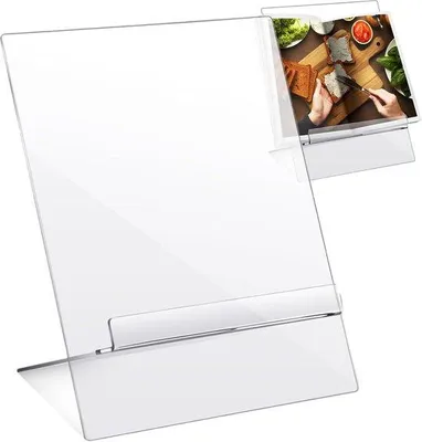 Produktbild von Famanu Kochbuchständer - Verstellbar aus Acryl - Transparent