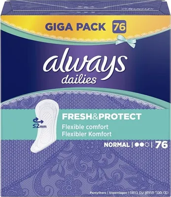 Produktbild von Always, Damenbinden, Fresh &/ Protect, Normal, 76 Stück