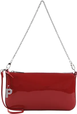 Image de PICARD Cuir sac à épaule sac à épaule bandoulière Auguri Shoulderbag Red - Lack rouge