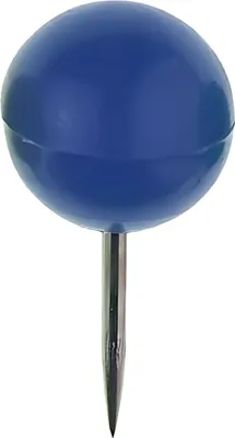 Produktbild von Landkartennadeln, Blau, Ø 10 mm x 20 mm, Dose à 20 Stück