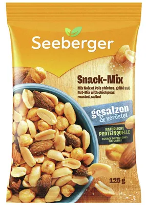 Produktbild von Seeberger Snack-Mix gesalzen & geröstet 125g