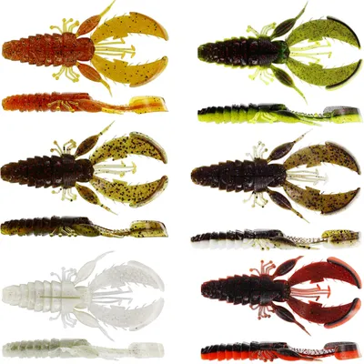 Produktbild von Westin 14cm 32g CreCraw Creaturebait - 2 Gummikrebse, Farbe:Ako