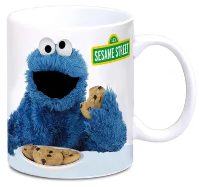 Sesamstraat Keksmonster Kaffeetasse 300 ml Porzellan