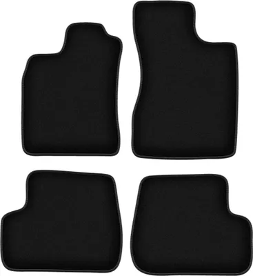 Immagine prodotto di Tappetini in velluto per Renault Twingo I (1993-2006, hatchback) neri, set 4 pz, con fissaggi