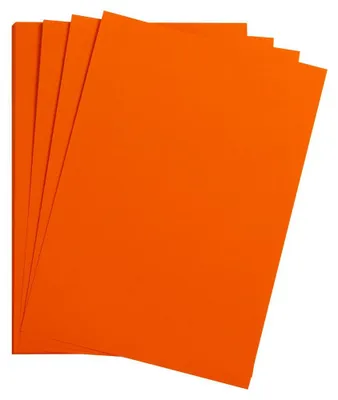 Produktbild von Clairefontaine Maya Tonpapier 50x70cm 120g 25 Bogen - Rot Orange