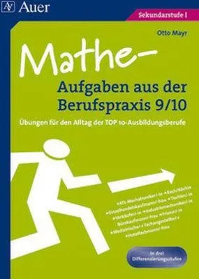 Obrázok produktu pre Mathe-Aufgaben aus der Berufspraxis 9/10