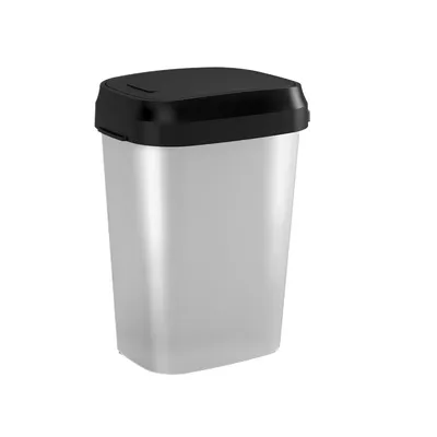 Image de Poubelle 50 L KIS Dual Swing Bin Style L, acier