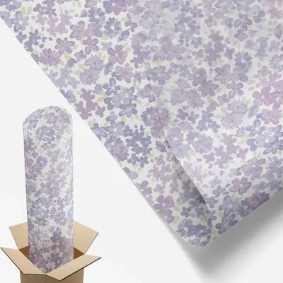 Zdjęcie produktu dla Folia chroniąca przed wzrokiem – 146 x 200 cm – witraż / wzór witrażowy – nieprzezroczysta i dekoracyjna – samoprzylepna folia dekoracyjna do szkła – ochrona przed promieniowaniem UV, łatwy montaż – kwiatowa lekkość