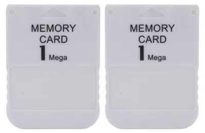 Immagine prodotto di scheda di memoria da 1 MB per gioco ad alta velocità PS1, 1 mega console video per sistema di gioco classico, 2 pezzi