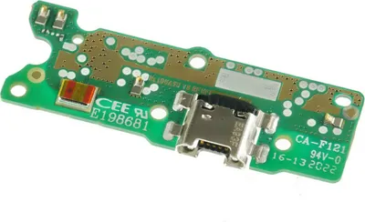 Produktbild von Ladebuchse für Huawei Y5P (DRA-L29A) microUSB Platine Mikrofon Ladeanschluss Lade Eingang