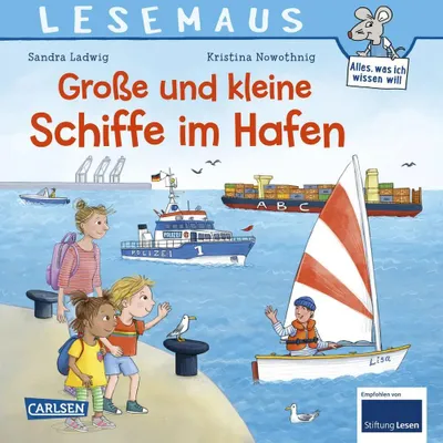 Obrázok produktu pre LESEMAUS 75: Große und kleine Schiffe im Hafen