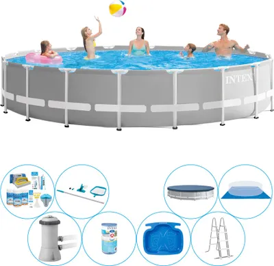 Zdjęcie produktu dla Basen z akcesoriami - Intex Prism Frame Round 549x122 cm