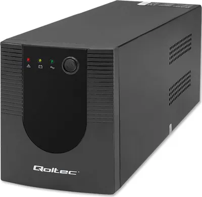 Immagine prodotto di Gruppo di continuità (UPS) Qoltec 53777 Line-Interactive 2 kVA 1200 W 4 prese CA