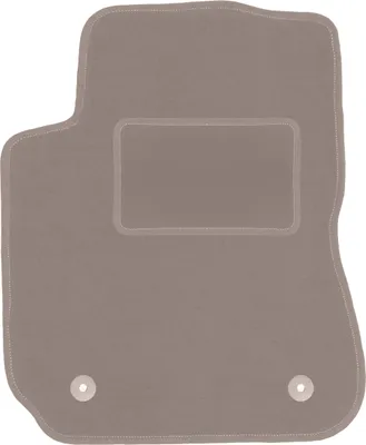 Immagine prodotto di Tappetino conducente in velluto beige compatibile con Citroen C4 Cactus (2014-2018, crossover) – con fissaggi – su misura