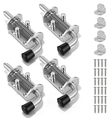 Produktbild von RVS-Ventilverschluss 304 mit Gummihandgriff, Set mit 4 Stück