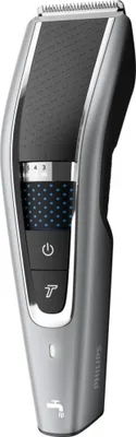 Zdjęcie produktu dla Maszynka do strzyżenia włosów PHILIPS seria 5000, technologia Trim-n-Flow PRO, 28 ustawień długości, 90 min pracy bezprzewodowej/1 godzina ładowania