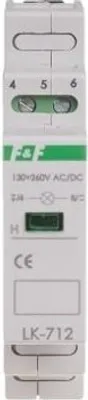 Zdjęcie produktu dla Lampa sygnalizacyjna zielona LK-712G 30-130V AC/DC F&F