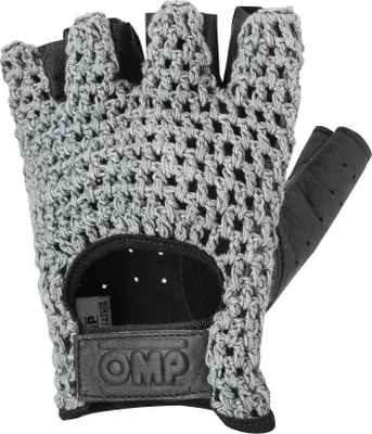 Imagen del producto de Guantes para conducir OMP modelo IB/747/N/S, de cuero y algodón
