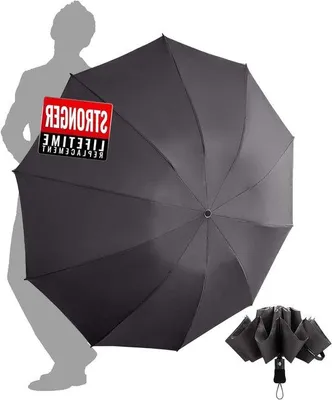 Productafbeelding van Compacte Reisschuilplek, Windbestendig, Automatisch - Grote Vouwbare Paraplu van 210T Stof