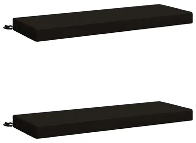 Productafbeelding van 2-delige bankkussens SOEST, 2 stuks, 100% polyester, zwart